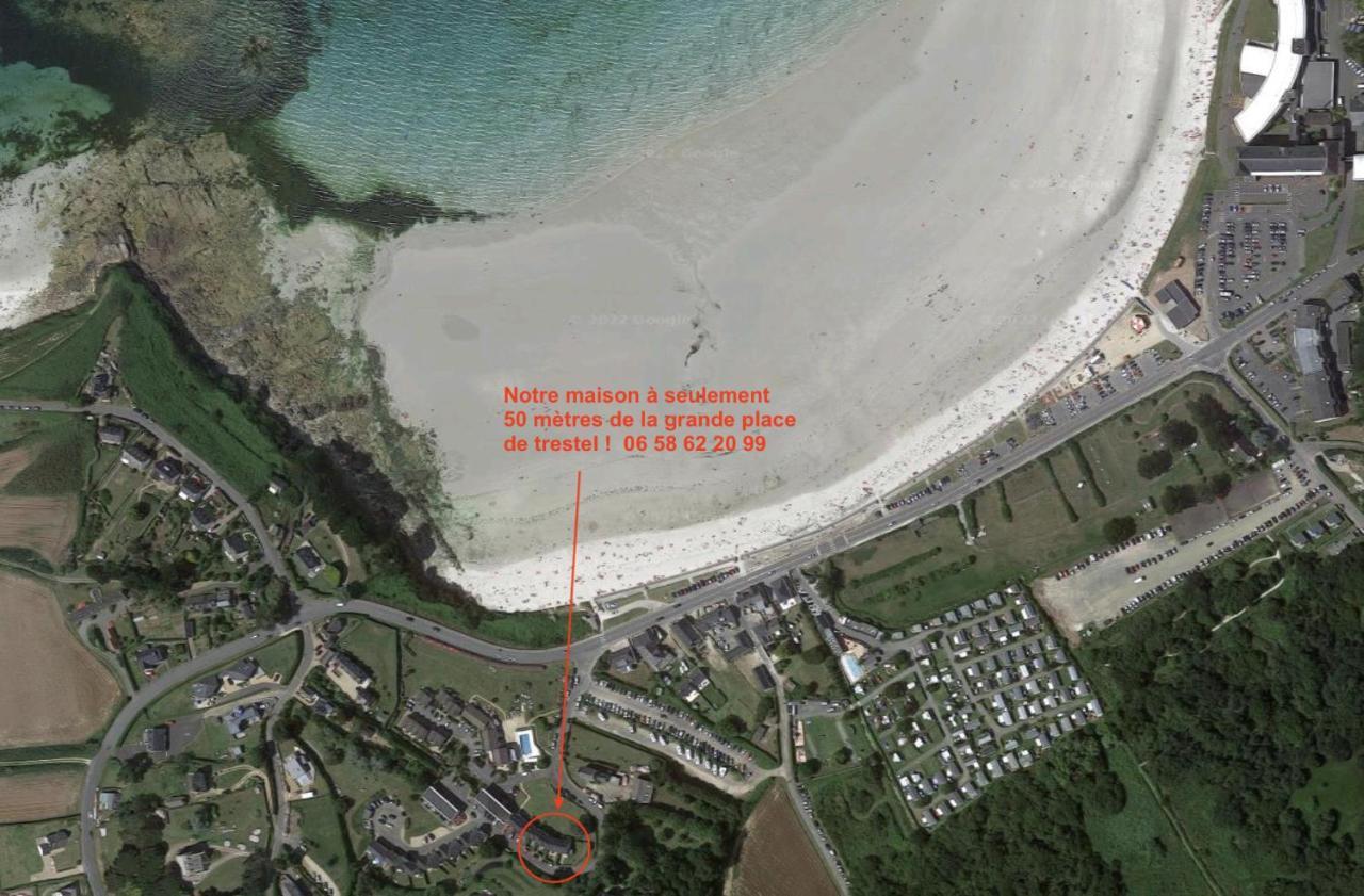 Jacuzzi Professionel Les Pieds Dans L'Eau Plage A 50 M Trévou-Tréguignec Екстериор снимка